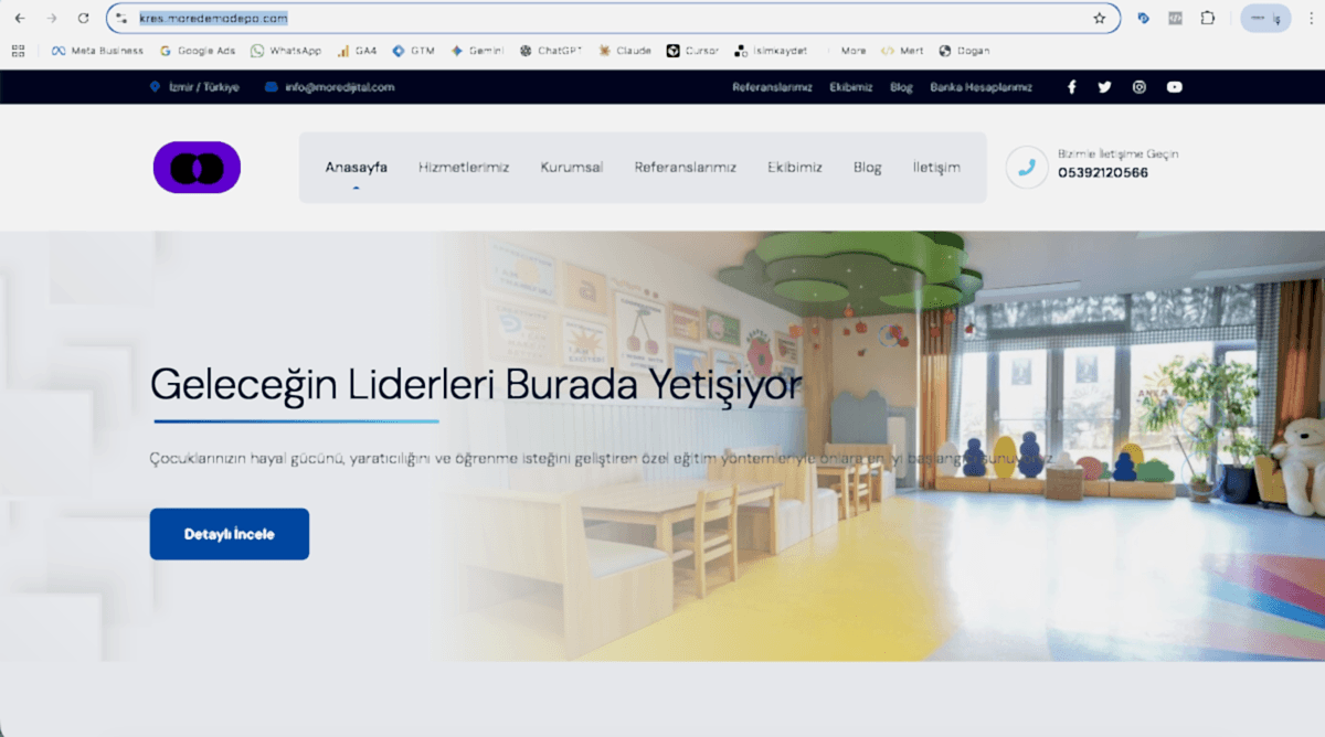 Kreş v1 - Profesyonel Anaokulu ve Eğitim Kurumu Yazılımı