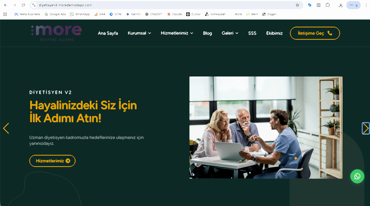 Diyetisyen v2 - Premium Diyet ve Sağlık Merkezi Yazılımı