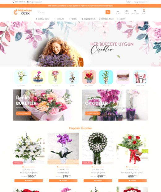 QR Kurye Modüllü Special Çiçekçi Yazılımı