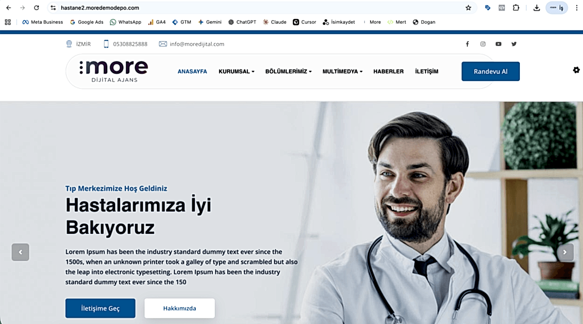 Hastane v2 - Modern Tıp Merkezi ve Özel Klinik Yazılımı