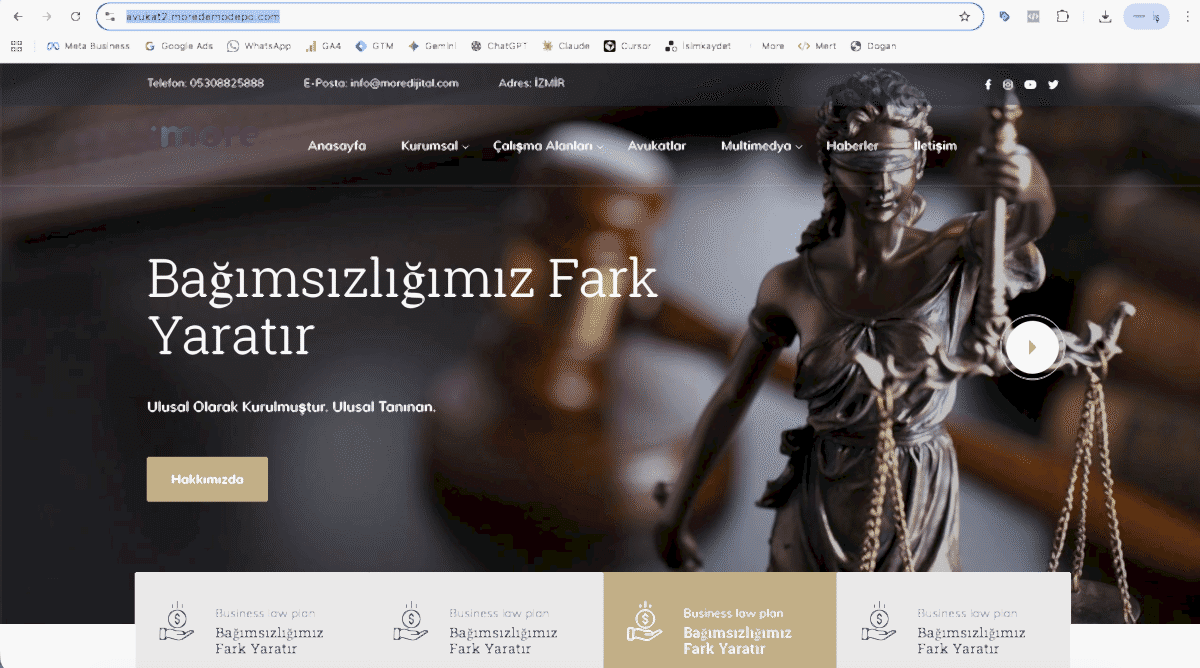 Avukat v2 - Sinematik Tasarımlı Hukuk ve Danışmanlık Yazılımı