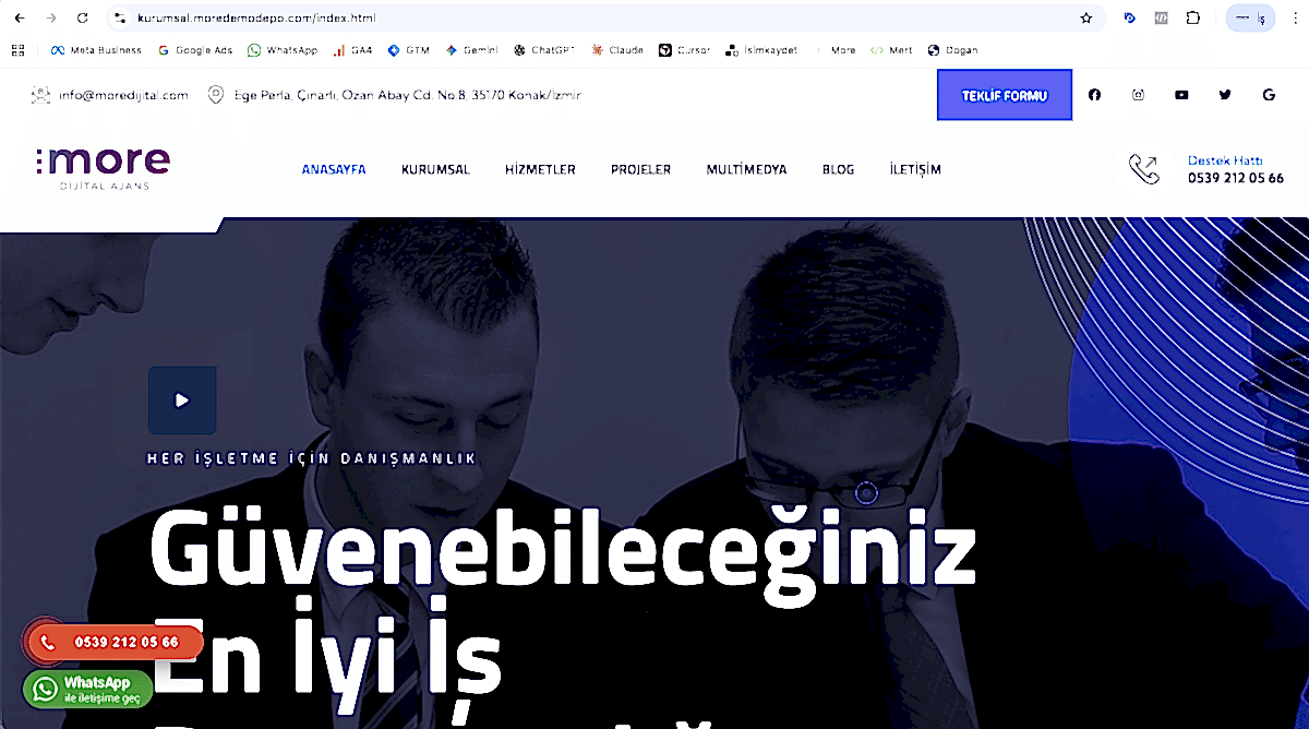 Kurumsal v1 - Profesyonel Danışmanlık ve Şirket Yazılımı