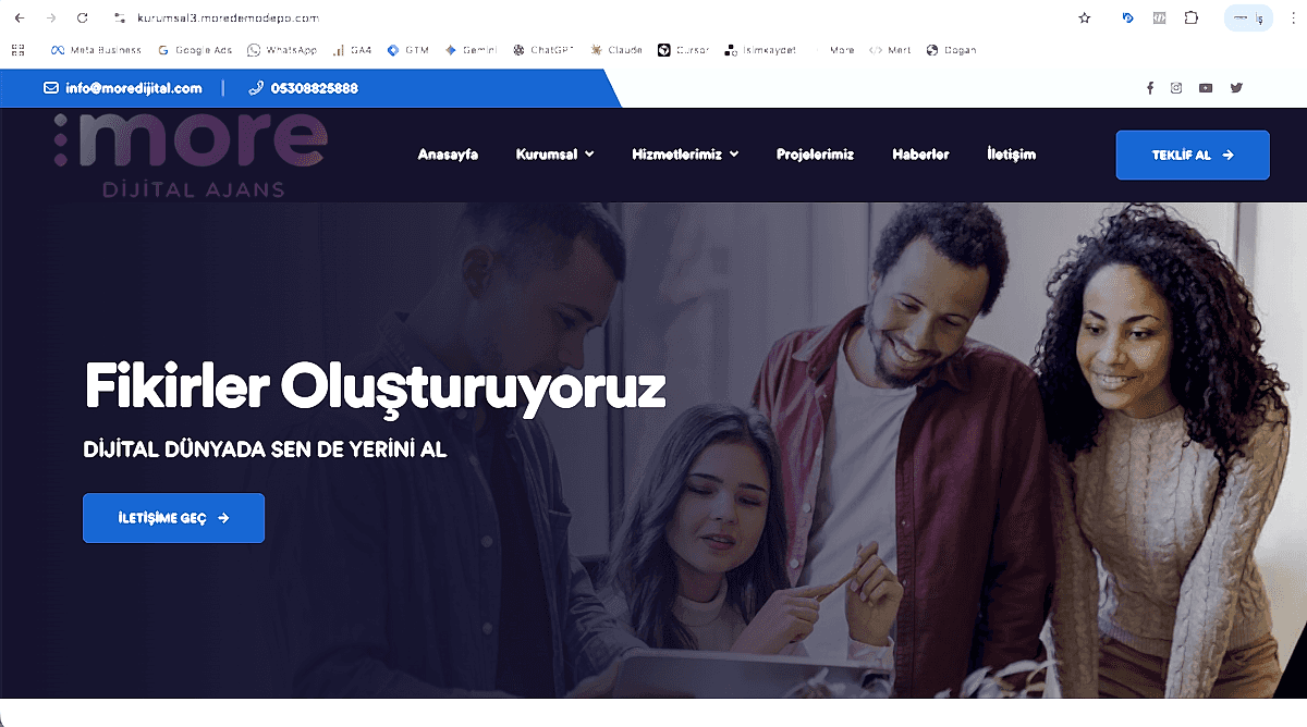 Kurumsal v3 - Modern Ajans ve Danışmanlık Yazılımı