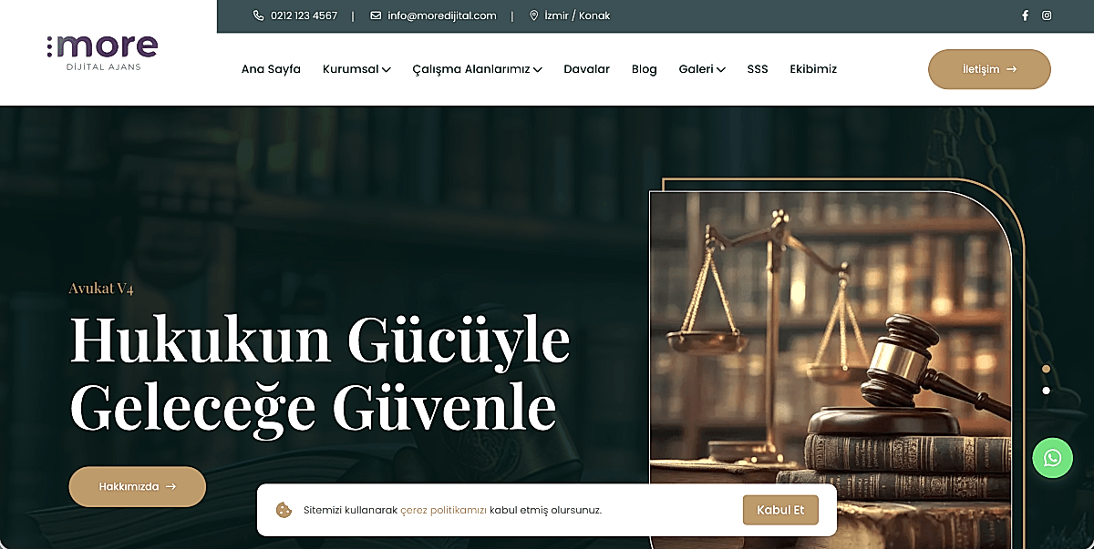 Avukat v3 - Profesyonel Avukat ve Hukuk Bürosu Sitesi