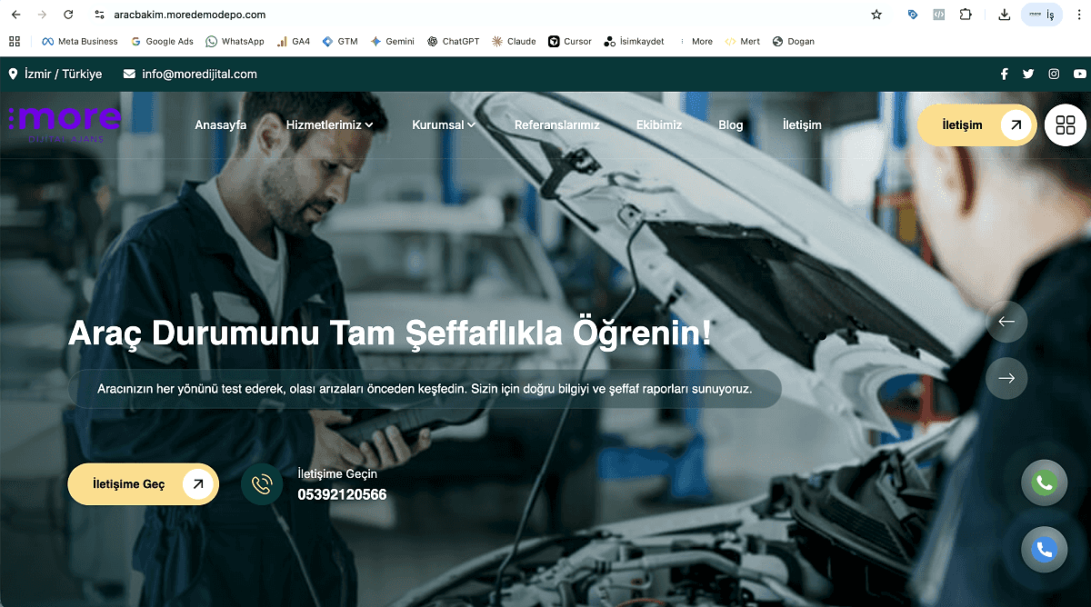 Araç Bakım v1 - Oto Servis, Tamir ve Ekspertiz Yazılımı