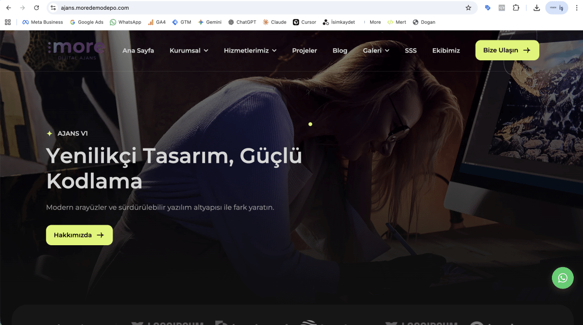 Ajans v1 - Profesyonel Dijital Ajans ve Kurumsal Firma Scripti