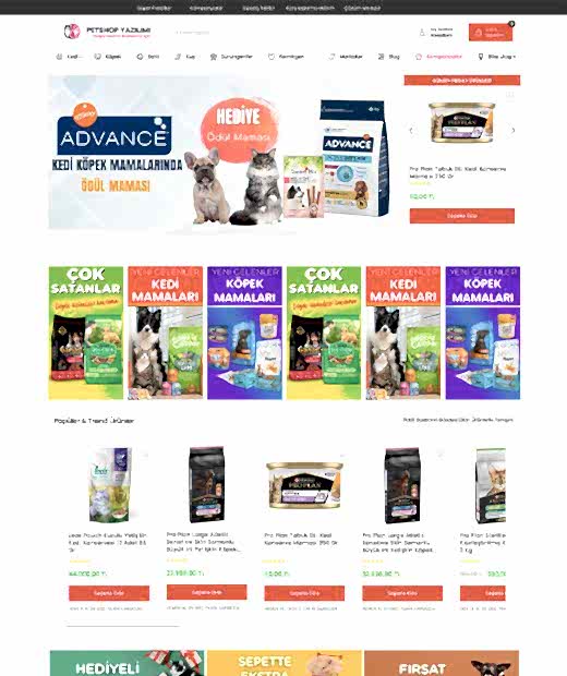 Pet Shop E-Ticaret Yazılımı