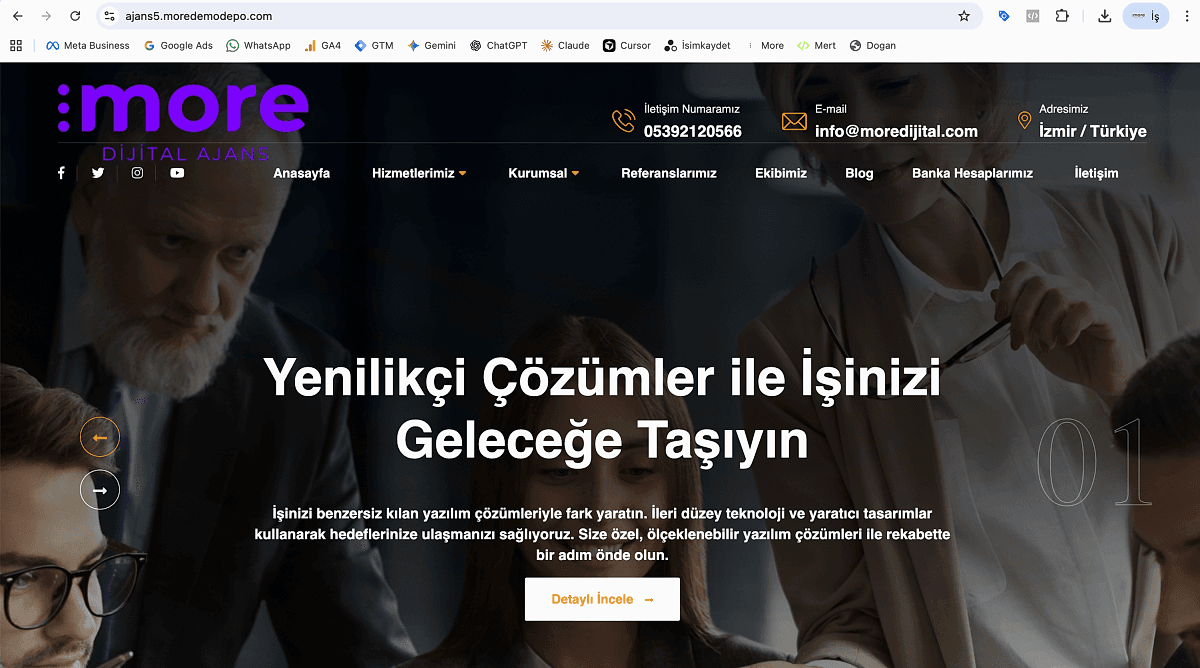 Ajans v5 - Premium Kurumsal ve Holding Teması